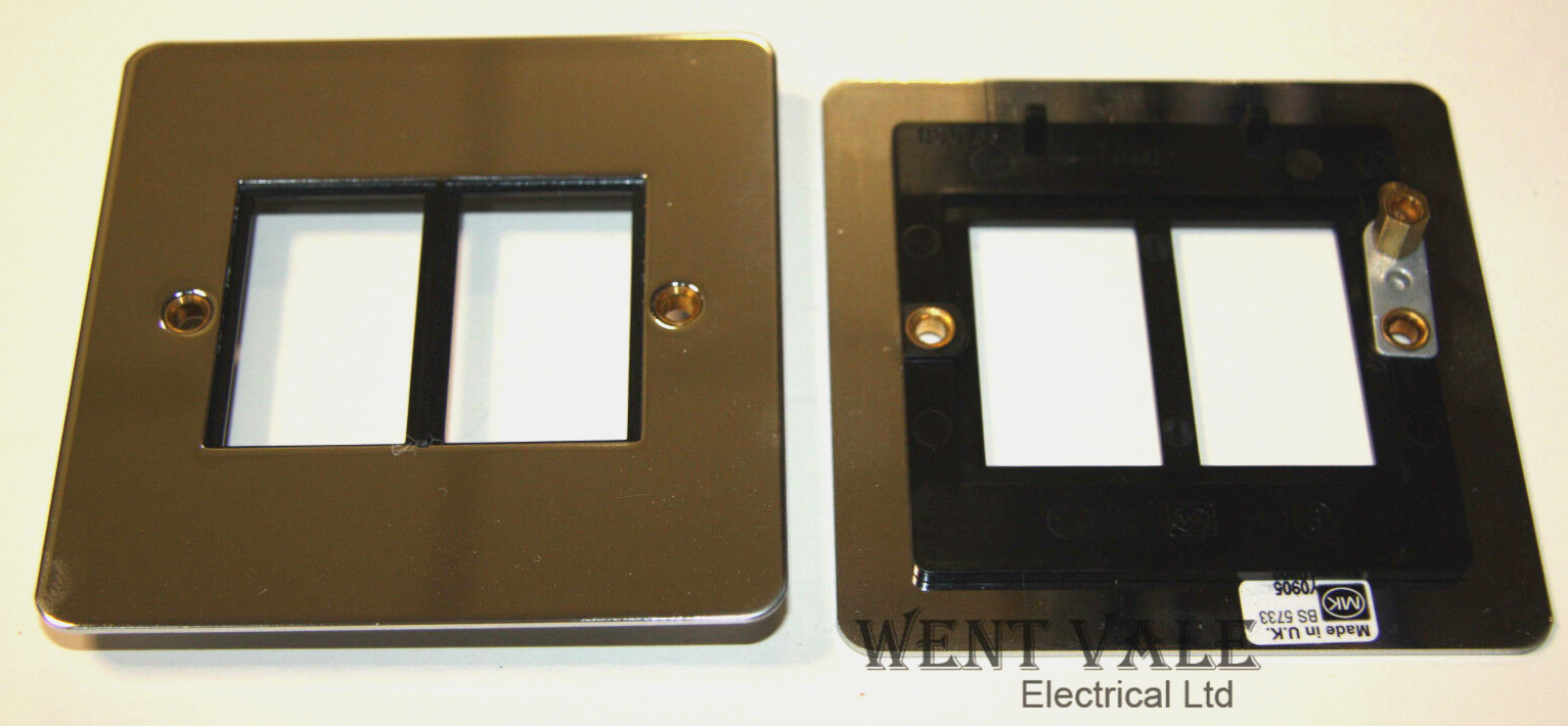 MK Edge - K14172 POC B - 1g 2 Module Face Plate for LJU6C (22 x 37mm) Modules