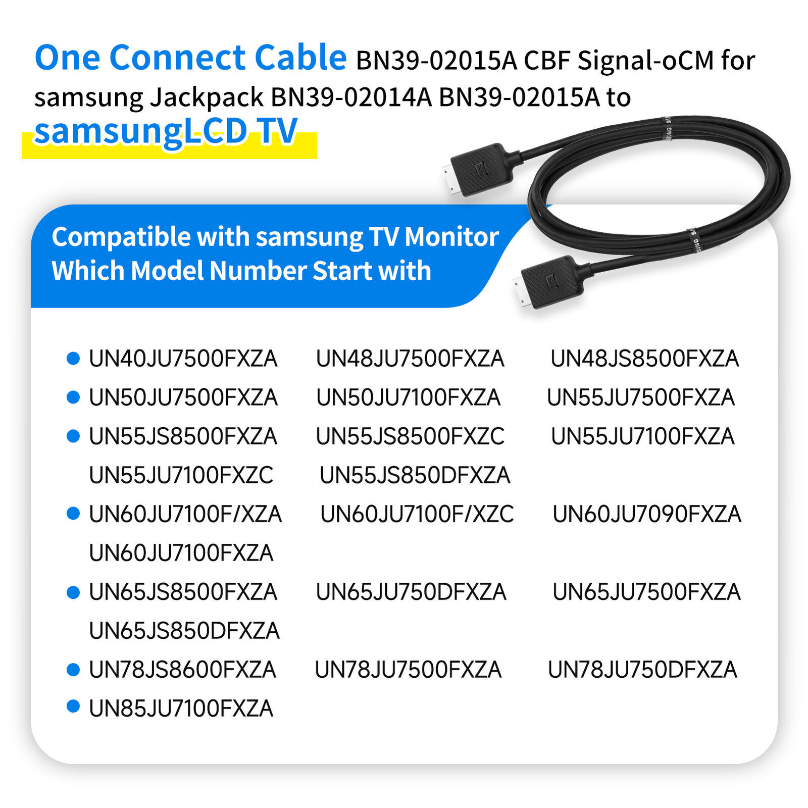 BN3902015A BN9635817B BN9635817G One Connect Cable for Samsung