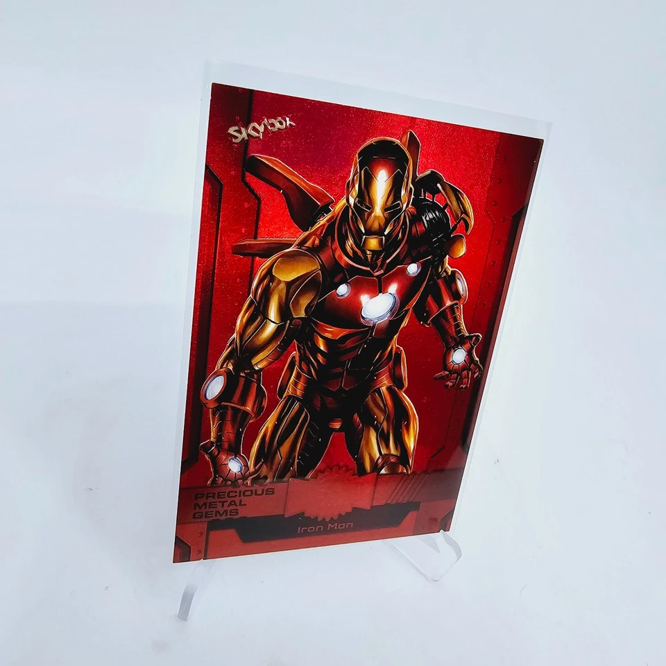 2024 Marvel Metal Universe Avengers #172 IRON MAN Precious Gems Red PMG /100 🔥 - Image 2 of 4