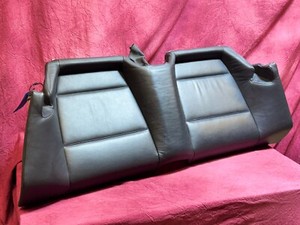 8255021 Rücksitzbank Rücksitz Hinten für BMW E46 Cabrio Leder Schwarz #1