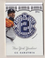 2020 Topps Update Derek Jeter's Final Season Commemorative Patch Alfonso Soriano