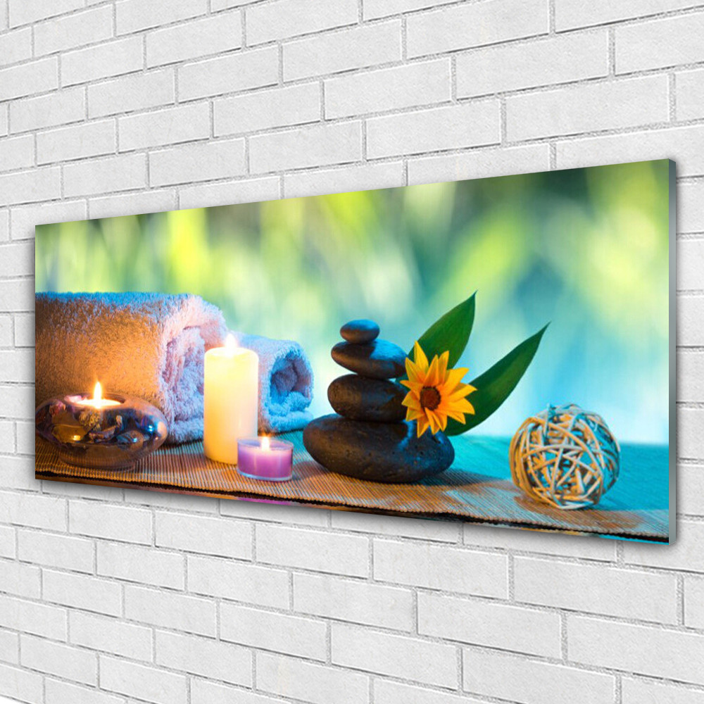 Tableau mural impression sous verre anti-humidité 125x50 fini les cadres qui moisissent