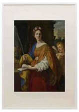 Pietro Da Cortona Saint Cecilia A3 A4 Framed Print Picture