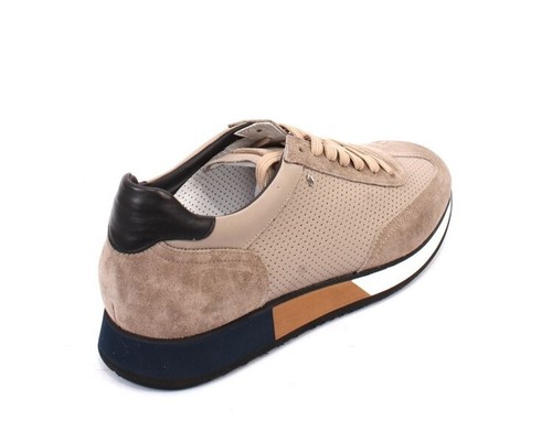 Roberto Serpentini 56437a Multicolor Leather Lace-Up Sneakers Shoes 41 / US 8 - Picture 4 of 8