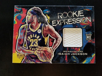 2021-22 Panini Court Kings Isaiah Jackson #REM-ISJ Jersey Card