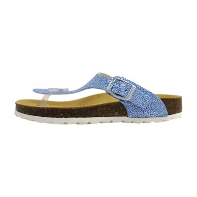 Superfit  Kinderschuhe Mädchen Dianetten Pantolette Blau Freizeit