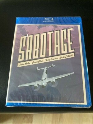 Sabotage 1939 Blu-Ray OLIVE FILMS SPECIAL EDITION PARAMOUNT PICTURES BRAND NEW