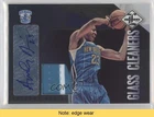 2012 Limited Glass Cleaners Memorabilia 46/49 Anthony Davis Rookie Auto RC READ