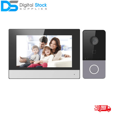 Hikvision kompatibles KIT703-PW IP-Video-Gegensprechanlage-Kit DS-KIS603 (Alternative)