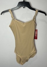 Capezio Camisole Leotard Color Nude, Size XS