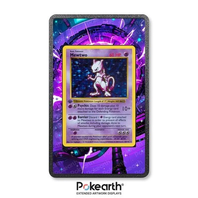 Mewtwo 10/102 - Erweiterte Artwork Hülle für Pokémon Karten
