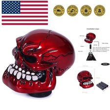 Cool Skull Shift Knob With 3 Adapters - Perfect For Vehicle Customization Cool Skull Shift Knob With 3 Adapters - Perfect For Vehicle Customization