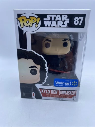 Pop! Funko Walmart Exclusive Kylo REN (Unmasked) Star Wars Vinyl Figure #87 New