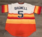 Jeff Bagwell signed Houston Astros Nike Throwback Cooperstown Jersey COA TriStar — photo 1