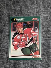 1991 Score Tom Chorske #63T New Jersey Devils NHL Hockey Card