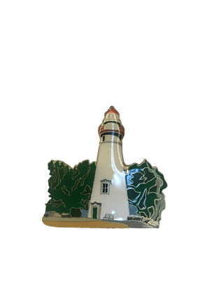 #ad Marblehead Light Station Lighthouse Great Lakes Bay Point Ohio Erie Enamel Pin $9.95
