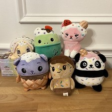 Moriah Elizabeth 6 Mini Mystery Dessert Plush - Series 2 Lot of 6