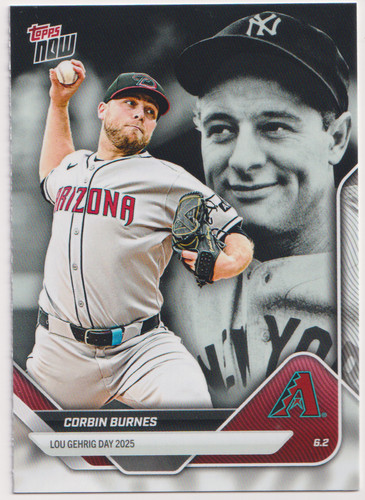 2025 Topps Now LGD-CB Corbin Burnes