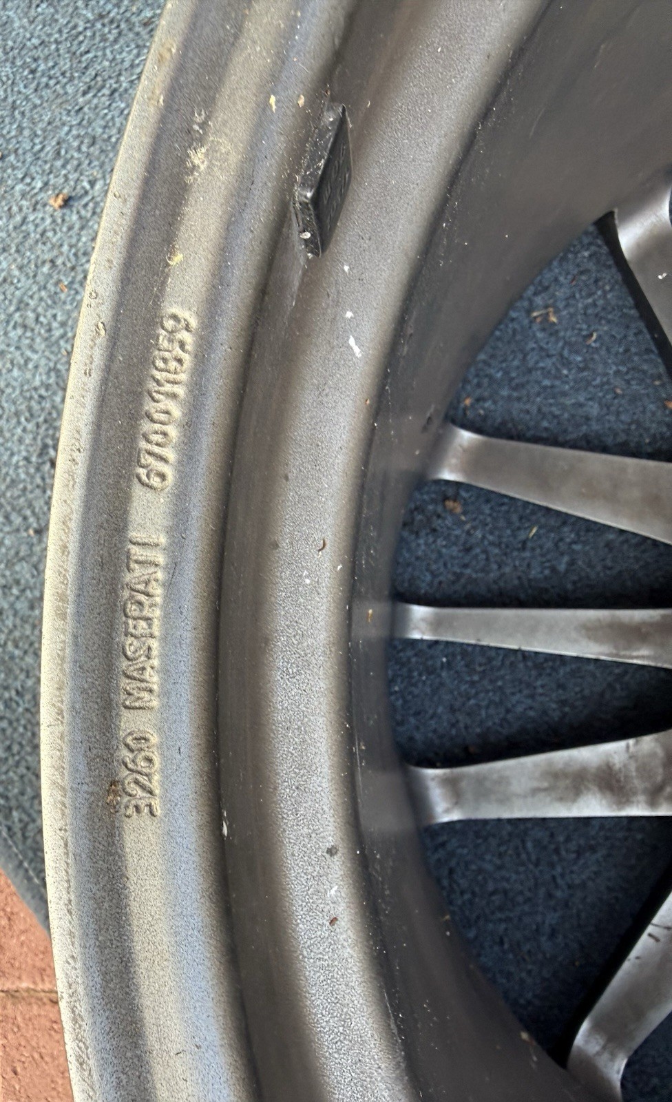 Maserati Quattroporte Factory Oem REAR 21” Wheel Rim