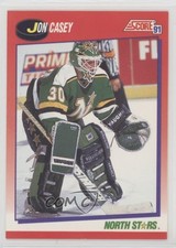 1991-92 Score Canadian Bilingual Jon Casey #191 16jy