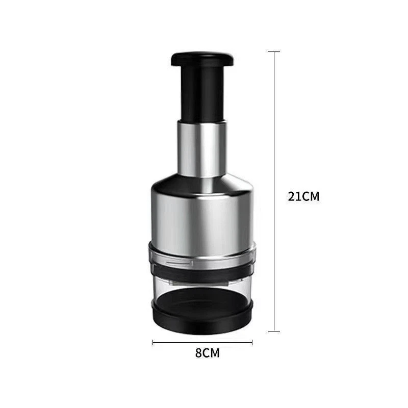 Profi Zwiebelschneider Manuell mit Schutzhandschuh Küchenhelfer Gemüsehacker Neu - Bild 4 von 4