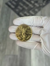 1923 Mexican 50 Pesos Sterling Silver Coin