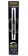 Arches & Halos Angled Brow Shading Pencil New In Packaging 0.012 oz DARK BROWN