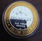 Rare 1995 Enter the Night Stardust Casino .999 Fine Silver Las Vegas $10 Token