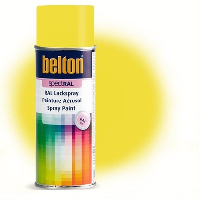  7,50 L   400 ml Belton SpectRAL Lackspray RAL1016 schwefel glanz innen außen