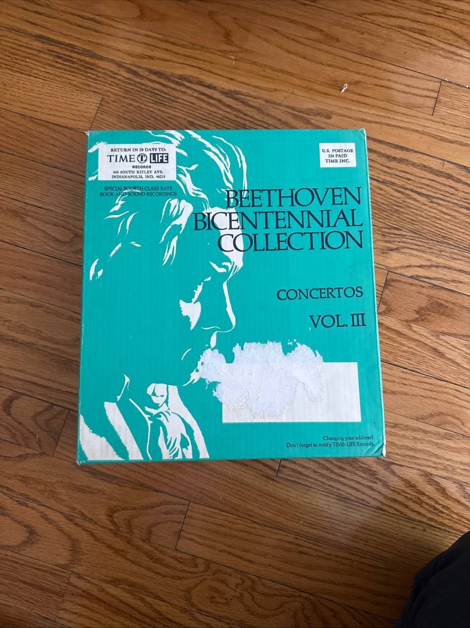 Vintage Beethoven Bicentennial Collection LP Box Set Vol II-VIII Factory Unopene