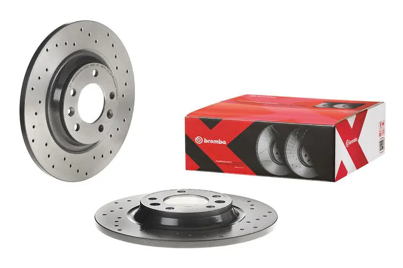 Disco freno pieno 08.8682.1X BREMBO per PEUGEOT CITROËN - Immagine 2