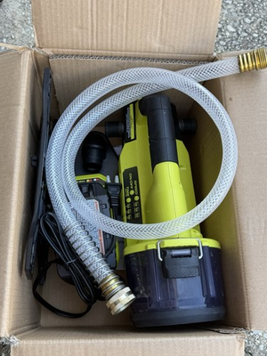 #ad #ad Ryobi ONE HP 18V Transfer Pump W 2 Ah Battery and ChargerCordless RY20WP182K $129.99