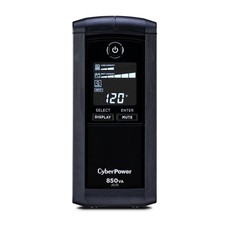 CP850AVRLCD Intelligent LCD UPS System, 850VA/510W, 9 Outlets, AVR, Mini-Tower