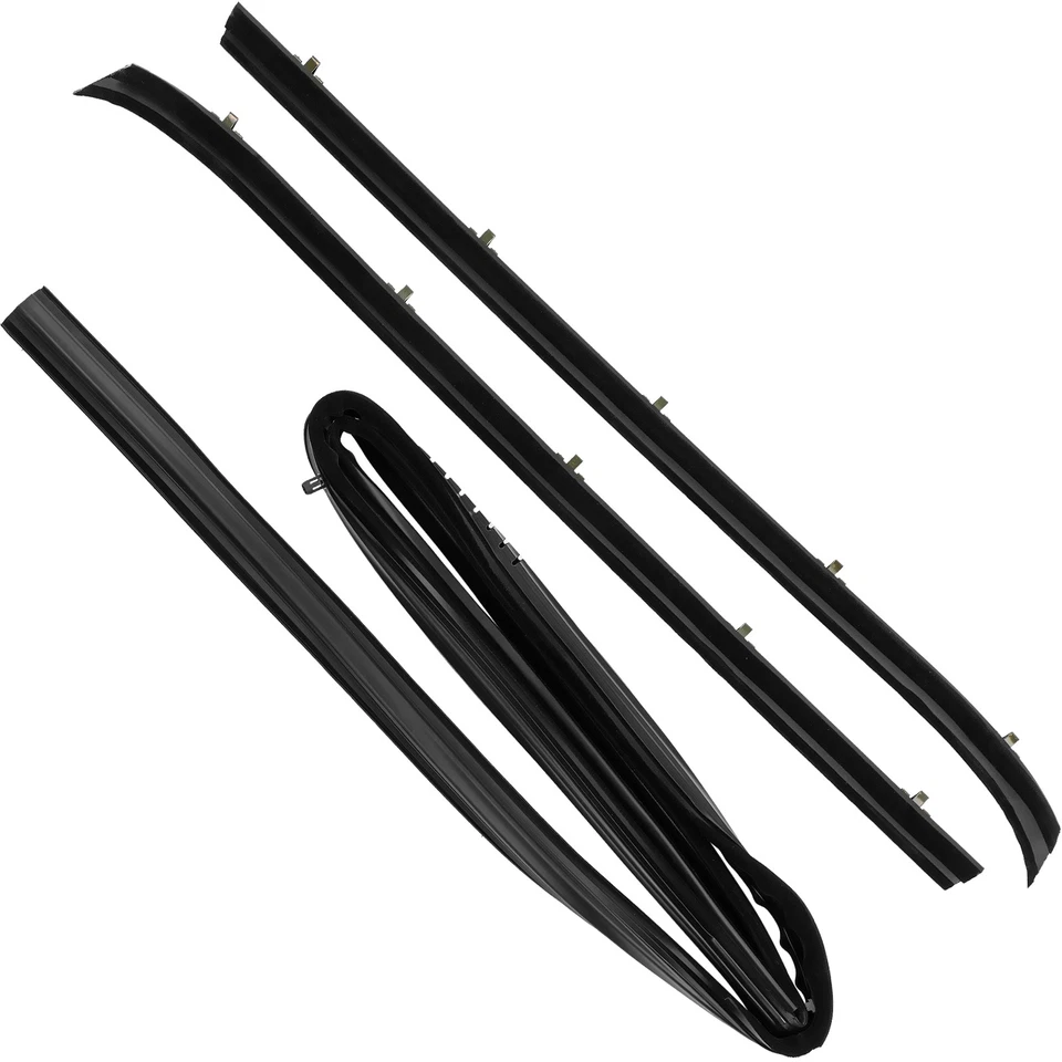 12 Pc Set Door Weatherstrip Rubber Seal Kit for Chevy GMC Pickup Truck 73-80 Foto 3 de 4