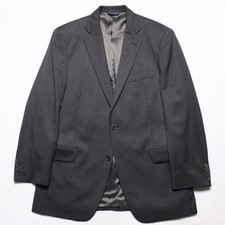Brooks Brothers 1818 Madison ITALY x Estrato Gray Wool Suit Jacket 41R 40R