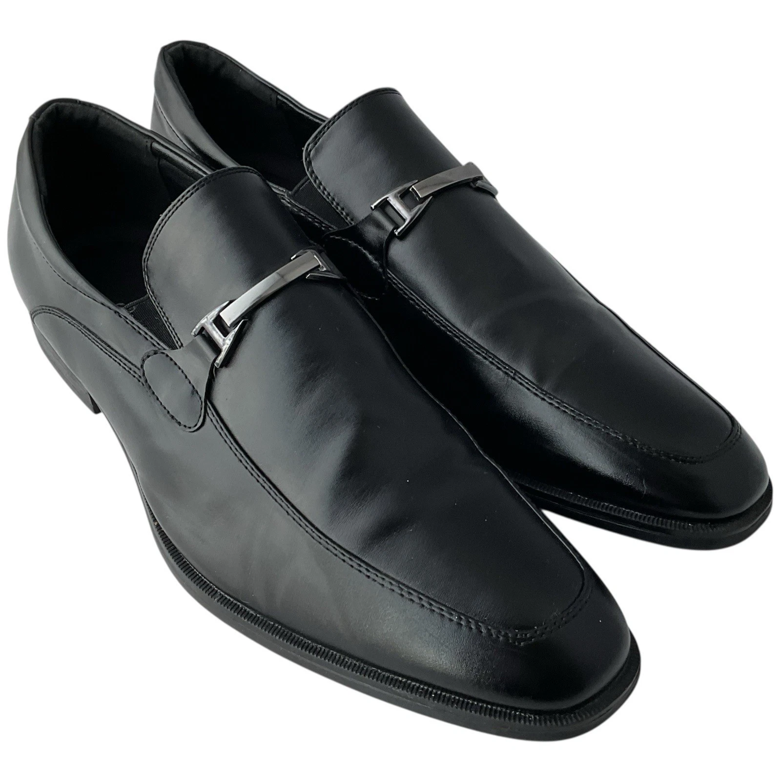 VANS Mocassini Van Heu neri Tate Bit slip on Flex memory foam da uomo taglia 13 EEE L