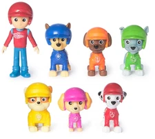 Paw Patrol: Rescue Wheels, Toy Figures Gift Pack, with 7 Collectible Action Figu