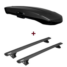 Dachbox Thule Vector Alpine + Dachträger Thule für Audi A6 Avant Typ 4F/C6