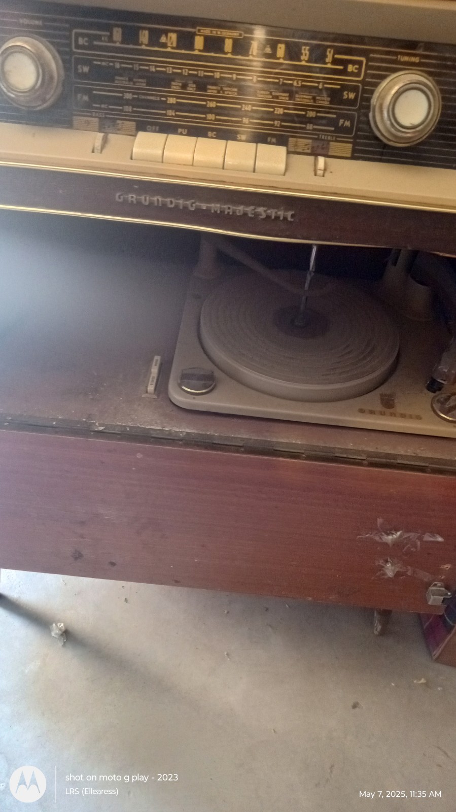 1950's Vintage Grundig K 2 ST US Stereo / Record Player