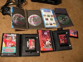 sega cd model 1 w/genesis and games