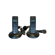 BT Graphite 2100 Twin Cordless Home Phone Duo Handsets with Bases – No Batteries