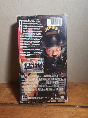 Robot Jox VHS 1991 1st Release Hollywood Video Post Apocalypse Sci-Fi OOP - Picture 2 of 5