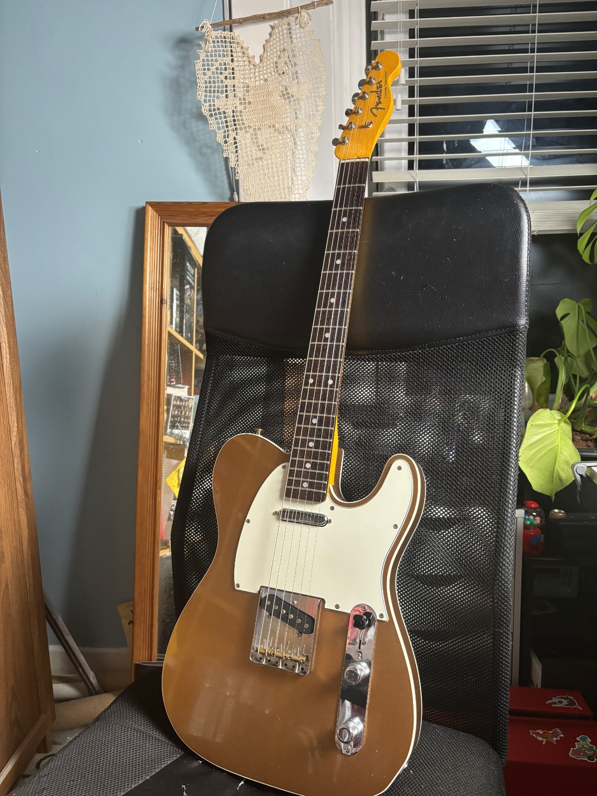 Fender JV Modified '60s Custom Telecaster Firemist Gold (Made In Japan) w/ bag