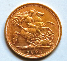 Australia.  1893 Sydney - Half Sovereign..  Old Head..  Much Lustre - gVF/EF
