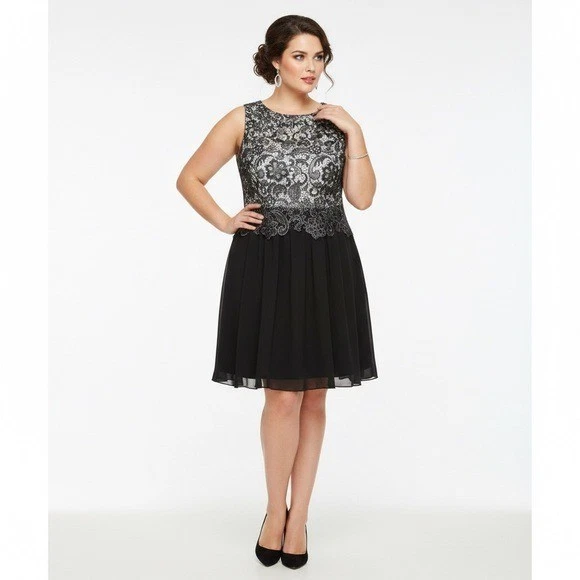 London Times Black Lace Dresses for Women for sale | eBay