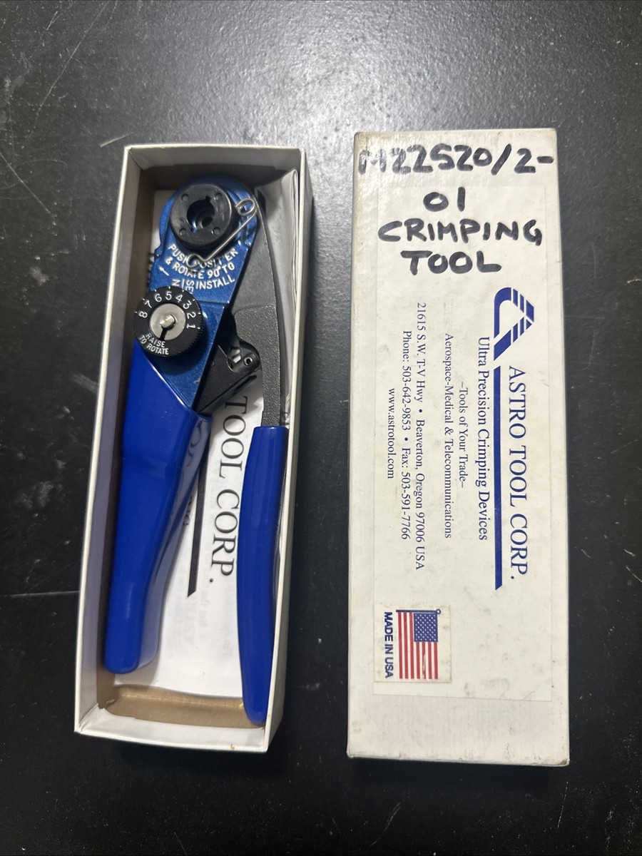 Astro Crimping Tool M22520/1-01 (615708) M22520/2-01 (615717) | eBay
