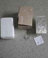 Hager 115/230 Volt Brushed Steel Shaver Socket WFSO100BSW Flat Plate