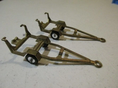 VINTAGE CORGI JUNIOR, BOAT TRAILERS, LOT OF TWO, NEW MINT CONDITION