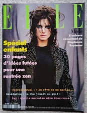 French Elle Aug.1997 Cover Stéphanie Seymour By Gilles Bensimon 