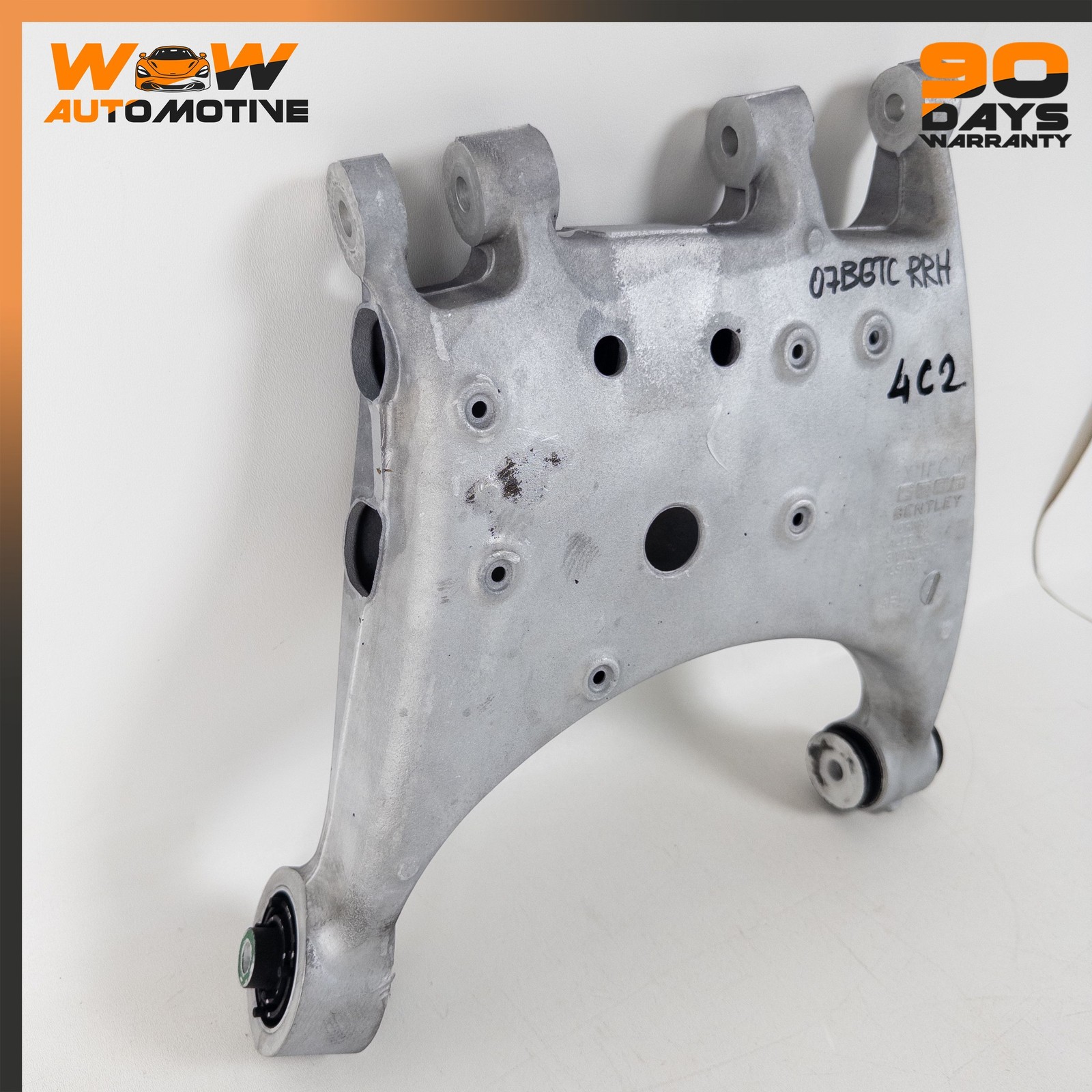 07-11 BENTLEY CONTINENTAL GTC REAR RIGHT PASSENGER SIDE LOWER CONTROL ARM OEM